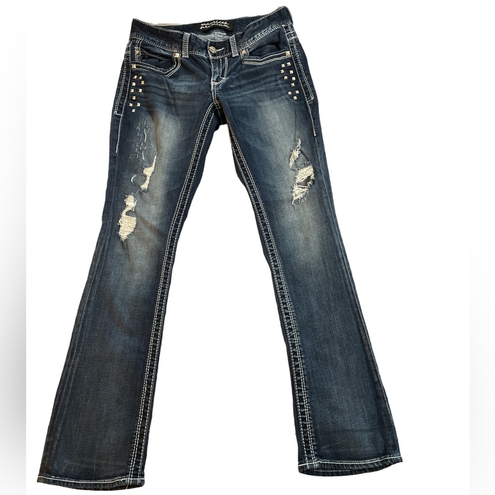 Maurice’s Premium Distressed Denim. Size 7/8 Reg